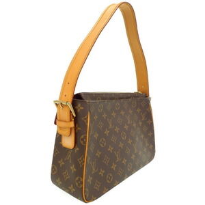 Louis Vuitton Bag Viva Cite Semi Shoulder Leather Monogram Brown